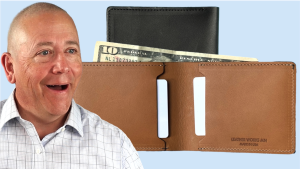 Leatherworks Minnesota Dad wallet